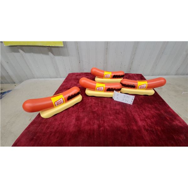 Oscar Mayer Wienermobile Plastic Toy Cars, Set of Four
