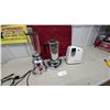 Image 1 : Waldorf Liqui-Mixer Chrome Blender, McGraw Lizer Blender, and Rival Ice Machine