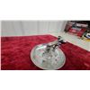 Image 2 : Art Deco Chrome Bulldog Figural Ashtray or Trinket Dish