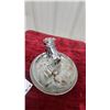 Image 4 : Art Deco Chrome Bulldog Figural Ashtray or Trinket Dish