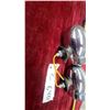 Image 4 : Pair of Chrome Blue Dot Marker Lights with Mounting Hardware, 3" Diameter and Shade Lip