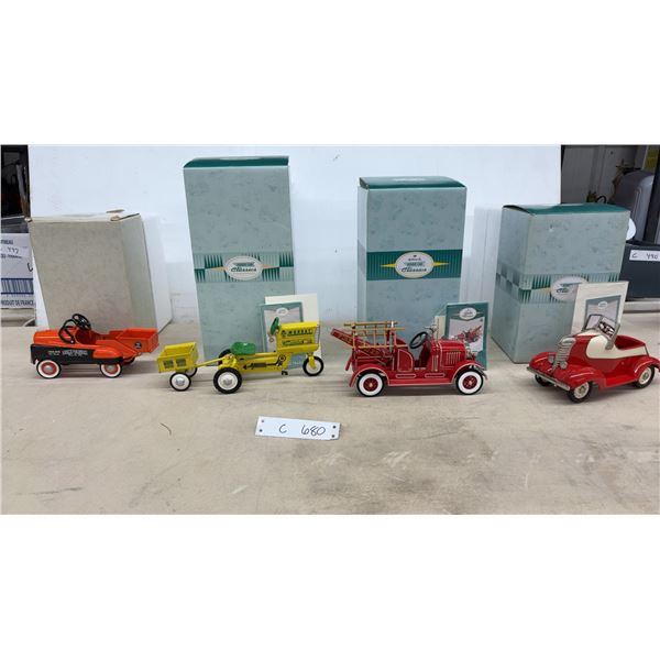 Hallmark Kiddie Car Classics Collection: Dump Truck, Tractor with Trailer, and More