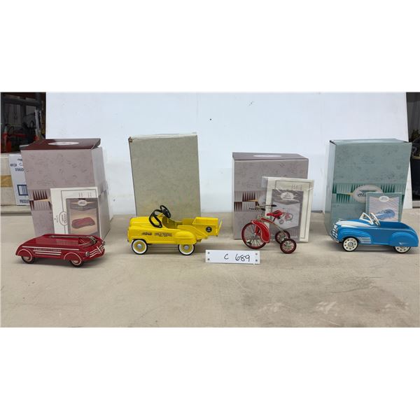 Hallmark Kiddie Car Classics Sidewalk Cruisers Collection Diecast Pedal Cars and More