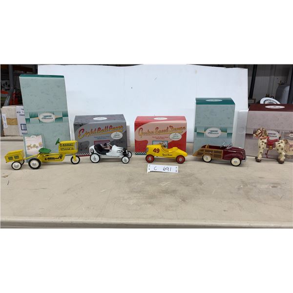 Hallmark Kiddie Car Classics 1961 Murray Trail Trac Pedal Tractor, Eight Ball Racer, and More