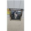 Image 1 : Borin Manufacturing Co. Dancers Wall Clock Style No. 719-7 with Ballet Dancer Motif 22 x 22"