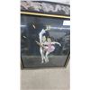 Image 2 : Borin Manufacturing Co. Dancers Wall Clock Style No. 719-7 with Ballet Dancer Motif 22 x 22"