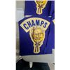 Image 2 : Lot of Nine Purple "Champs" Eblems on Felt with Colonel Sanders Graphic 9 x 13"