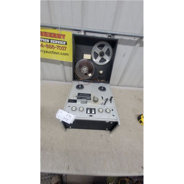 Aiwa TP-1010 Stereo Solid State Reel-To-Reel Tape Recorder in Portable Case