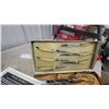 Image 3 : Crown Sheffield Stainless Steel Carving Set and Steak Knives with Horn Handles