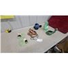 Image 1 : Vintage Asian Dragon Chalkware Wall Plaques, Ship Plaque, Ceramic Wall Pockets, and More