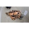 Image 3 : Vintage Asian Dragon Chalkware Wall Plaques, Ship Plaque, Ceramic Wall Pockets, and More