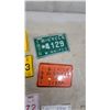 Image 5 : Vintage Steinbach and Winnipeg Manitoba Bicycle License Plates 1975-1987 Collection