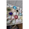 Image 3 : Collection of Vintage Porcelain Saucers with Floral and Gold Accent Designs and More