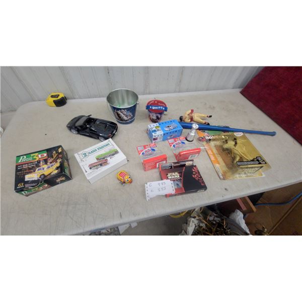 Puzz 3D Classic Streetcars Puzzle, Star Wars Trivia Game, Barry Bonds Figure, and More