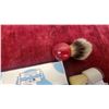 Image 2 : Chade De Luxe Razor Blade Display Carton and Two Shaving Brushes