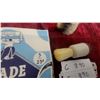 Image 3 : Chade De Luxe Razor Blade Display Carton and Two Shaving Brushes