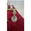 Image 7 : Vintage Brass Desk Barometer with Calendar, Pen Holder, and Glass Inkwell