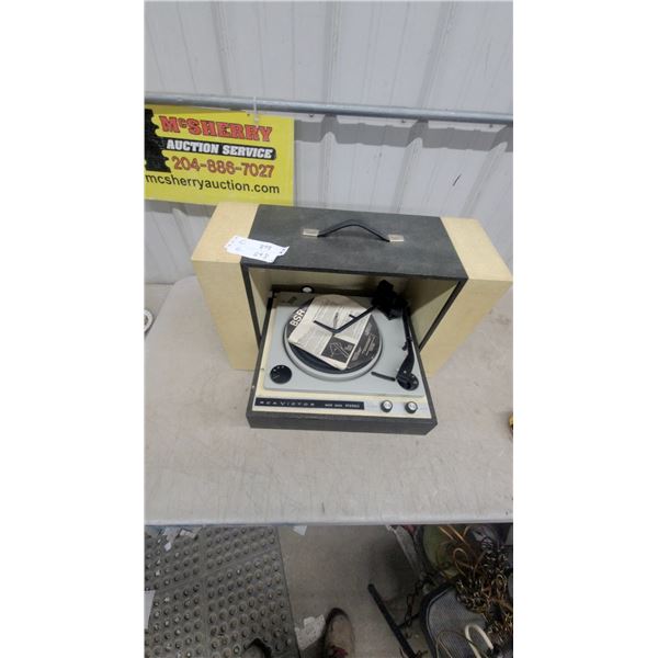 RCA Victor Solid State Stereo Portable Phonograph Model 8002 with BSR Turntable
