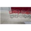 Image 4 : Set of Seven Vintage B/A Oil Showboat Promotional Drinking Glasses with Musical Notes