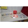 Image 1 : Vintage Drink Coca-Cola Toy Coke Bottle Dispenser Santa Figurines, Glasses, Reel to Reel, and More