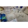 Image 5 : Vintage Art Glass Ashtrays, Cobalt Blue Glass Vase Brass Candilier, and More