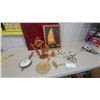 Image 1 : Wooden Fish Sculpture, Sailboat Wall Art, Barometer, Figurines, and More