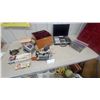 Image 1 : Polaroid Automatic 210 Land Camera with Sylvania Flashbulbs, Carrying Case, and More