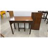 Image 1 : Chippendale Style Mahogany Table w/3 Leaves 38 x 20 x 30