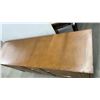 Image 5 : Mid-Century Modern Nine-Drawer Wooden Dresser with Brass Handles 54 x 16 x 32