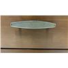 Image 6 : Mid-Century Modern Nine-Drawer Wooden Dresser with Brass Handles 54 x 16 x 32