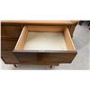 Image 3 : Mid-Century Modern Walnut Five-Drawer Highboy Dresser with Tapered Legs 41 x 19 x 42