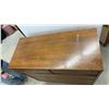 Image 4 : Mid-Century Modern Walnut Five-Drawer Highboy Dresser with Tapered Legs 41 x 19 x 42