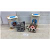 Image 1 : Two Ceramic Bird Houses with Original Boxes