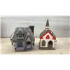 Image 2 : Two Ceramic Bird Houses with Original Boxes