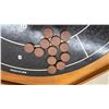 Image 2 : Crokinole Board with Wooden Discs, Made in Canada by Diverse Manufacturing, Hanover Ontario