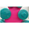 Image 4 : Three-Pair Dumbbell Set with Stand, 1 Pound, 3 Pound, and 5 Pound Weights