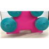 Image 5 : Three-Pair Dumbbell Set with Stand, 1 Pound, 3 Pound, and 5 Pound Weights