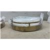 Image 4 : 13" Dimmable Double Ring LED Ceiling Light 3-CCT Switchable Gold Finish 2-Pack