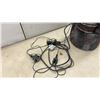 Image 5 : Rustic Wishing Well Style Electric Water Fountain with Barrel and Rope Accents, 23" High