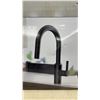 Image 10 : Danze Colby Single Handle Pull down Kitchen Faucet in Matte Black with Deck Plate