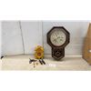 Image 1 : Ansonia Calendar Wall Clock (Missing Pedulum) and German Cuckoo Clock (Hand Broken)