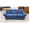 Image 2 : Blue Three-Seat Sofa 88 x 35 x 38