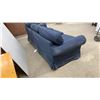 Image 5 : Blue Three-Seat Sofa 88 x 35 x 38