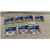 Image 1 : QEP 7" Diamond Rim Gold Diamond Blade for Wet Tile Saw, 5/8" Arbor, Lot of Seven