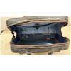 Image 4 : Mexican Tooled Leather Suitcase with Aztec Calendar Design and Leather Messenger Bag