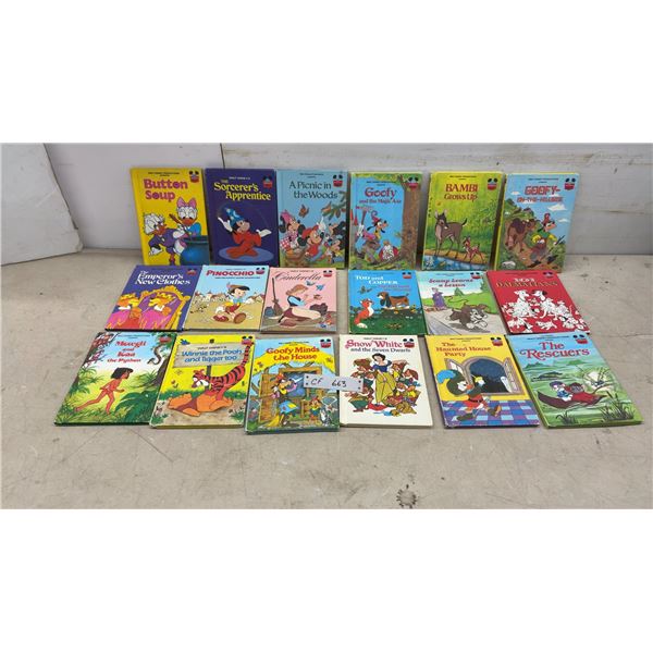 Walt Disney Productions Wonderful World of Reading Children's Books, Lot of 18