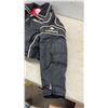 Image 5 : Vintage Yamaha Snowmobile Jacket, Black with White Piping, Size XL