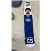 Image 5 : Winnipeg Jets Memorabilia Lot: Hellebuyck Figure, Perfetti Bobblehead, New Socks, Boxers and More