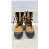 Image 4 : Workload Tan Leather Steel Toe Work Boots with Oil-Resistant Soles, Sz 7