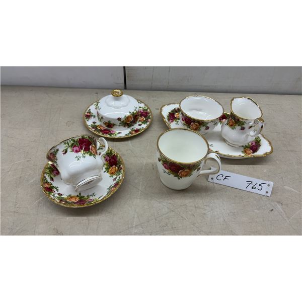 Royal Albert Old Country Roses Bone China Butter Dish, Teacups, Creamer, and More